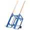 Vestil Blue Rotating Drum Cart 1000 lb Capacity Poly-on-Steel Casters RDC-1000-5PU - alternate 5